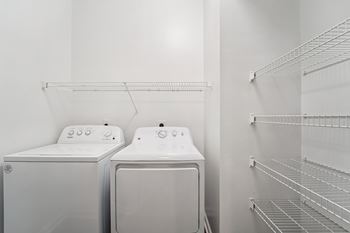 Washer dryer in unit